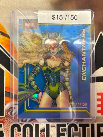 2026 Topps Chrome Marvel Enchantress Blue Refractor /150