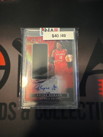 2023 Panini WNBA Origins Rhyne Howard Patch Auto /49