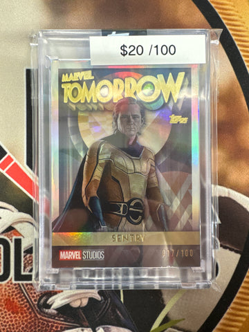 2025 Topps Marvel The Collector Thunderbolts Marvel Tomorrow Sentry /100