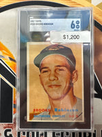 1957 Topps Baseball Brooks Robinson SGC 6