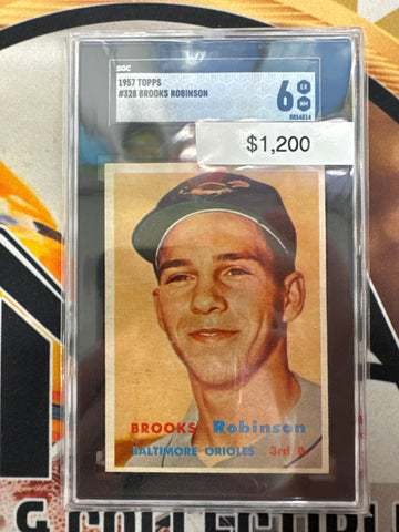 1957 Topps Baseball Brooks Robinson SGC 6