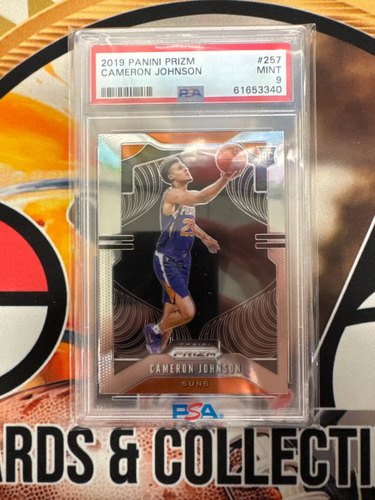 2019 Panini Prizm NBA Cameron Johnson Rookie PSA 9