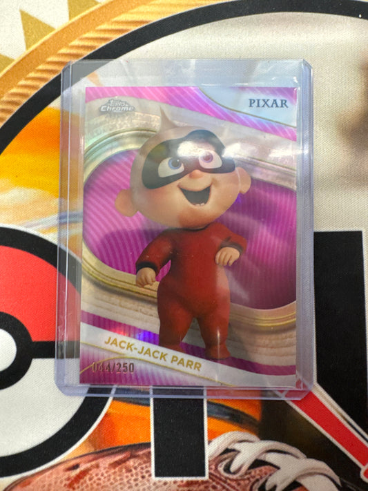 2025 Topps Chrome Disney Jack-Jack Parr Pink Refractor /250