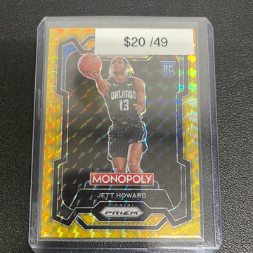 2023-24 NBA Prizm Monopoly Jett Howard Gold Rookie /49