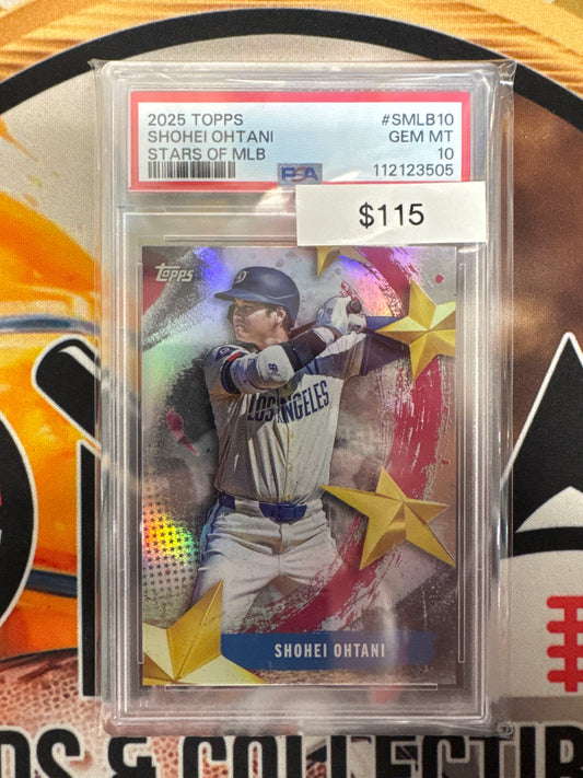 2025 Topps MLB Shohei Ohtani Stars Of MLB PSA 10