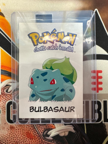 1995 Pokemon Nintendo Bulbasaur #01 Evolution