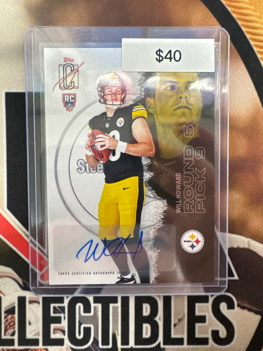2025 Topps Signature Class Will Howard Rookie Autograph