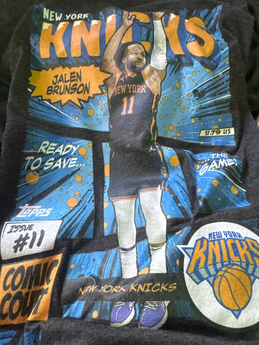 Topps NBA Comic Court Jalen Brunson (Adult) T-shirt (Copy)