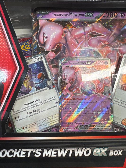 Pokemon Team Rocket’s Mewtwo ex box