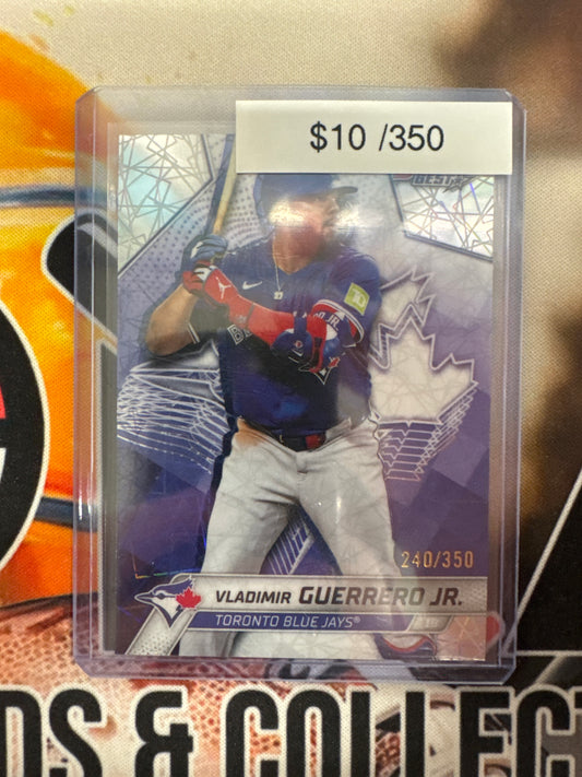2025 Topps Bowman’s Best MLB Vladimir Guerrero Jr. Hyper Laser /350