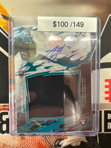 2025 Topps Resurgence NFL Ashton Jeanty Resurgence Rookie Relic /149