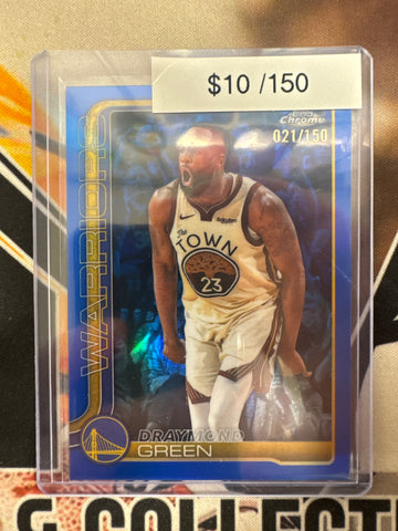 2026 Topps Chrome NBA Update Draymond Green Blue Refractor /150