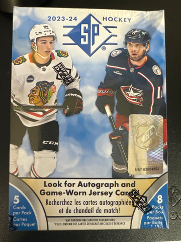 2023-24 SP Hockey NHL blaster