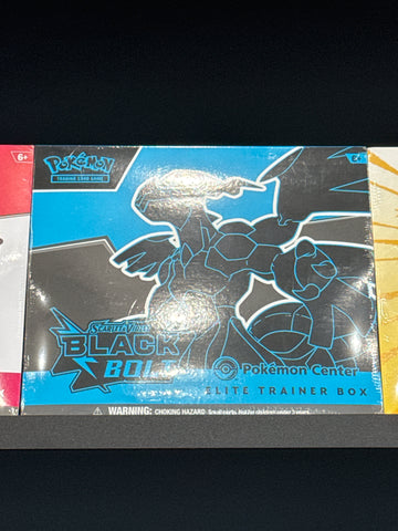 Pokemon Black Bolt Pokemon Center ETB Elite Trainer Box