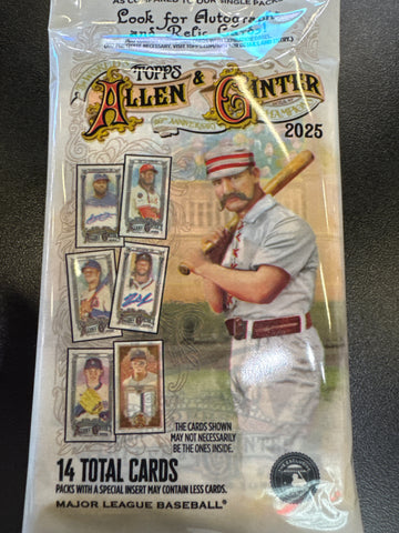 2025 Topps Allen & Ginter MLB fat pack