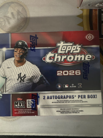 2026 Topps Chrome MLB Delight hobby