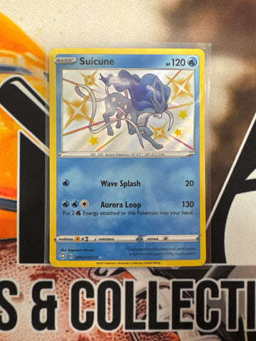 Pokémon Suicune Shining Fates Shiny Vault SV022/SV122
