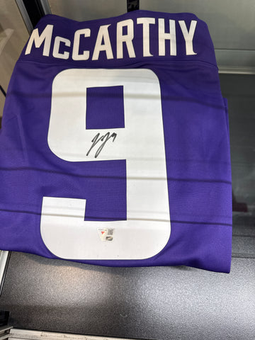 Fanatics Authentic J.J. McCarthy Autographed Minnesota Vikings Jersey