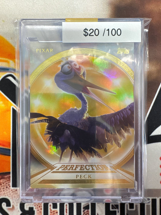 2025 Topps Disney Pixar Gold Peck Perfection /100