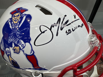 Julian Edelman Autographed New England Patriots Helmet