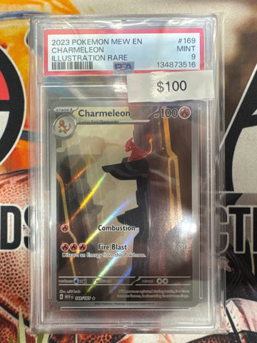 Pokémon Charmeleon Illustration Rare (151) 169/165 PSA 9
