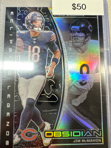 2024 Obsidian Jim McMahon eclipsing legends