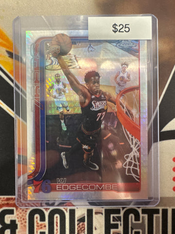 2026 Topps Chrome NBA Update VJ Edgecombe Rookie Hyper Refractor