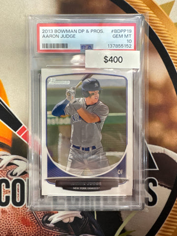 2013 Bowman Draft Picks & Pros Aaron Judge Prospect PSA 10