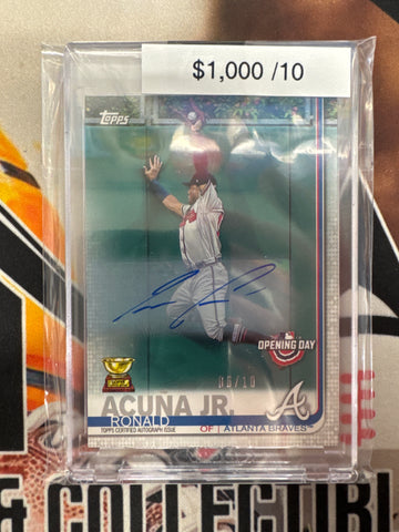 2019 Topps Opening Day MLB Ronald Acuna Jr. Autograph /10