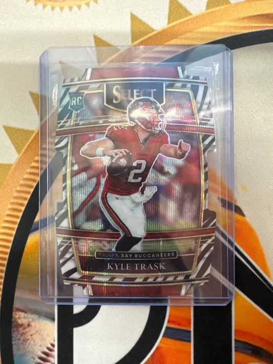 2021 Panini Select NFL Kyle Trask Rookie Zebra Die-Cut Concourse
