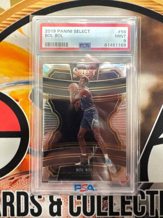 2019 Panini Select NBA Bol Bol Rookie PSA 9