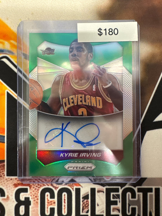 2014-15 Panini Prizm NBA Kyrie Irving Green Prizm Autograph
