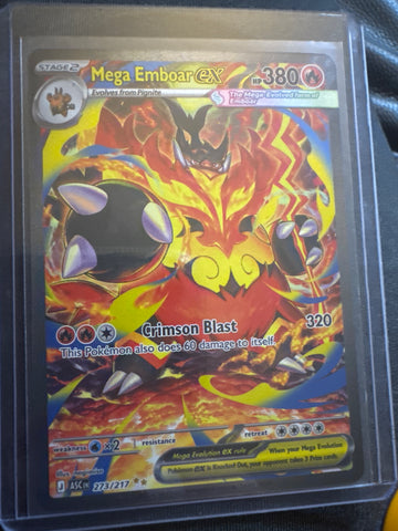 Pokemon Mega Emboar ex 273/217 Ascended Heroes