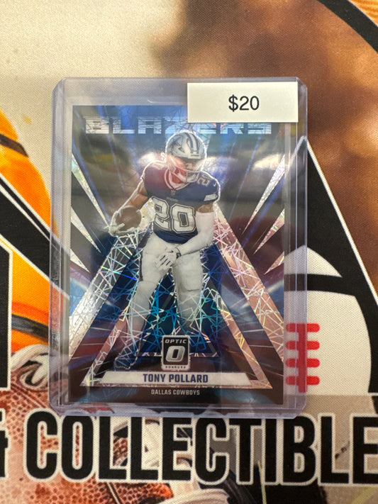 2023 Panini Donruss Optic NFL Tony Pollard Blazers Prizm