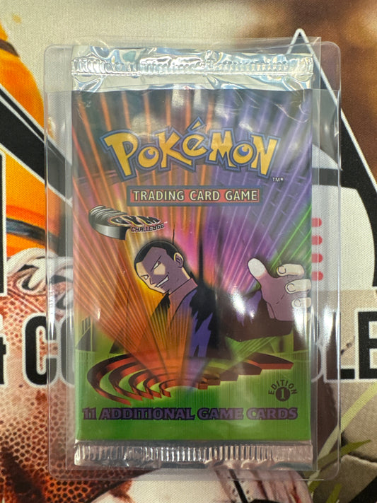 Pokémon Gym Challenge Booster Pack 1st Edition