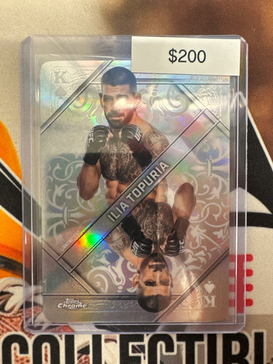 2026 Topps Chrome UFC Ilia Topuria Kings & Queens SSP