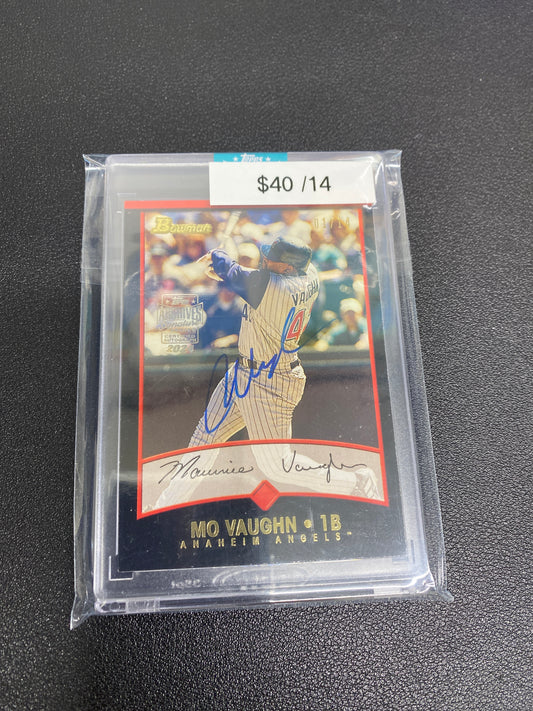 2024 MLB Topps Archives Signature Series Mo Vaughn Auto /14