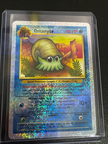 Pokemon Omanyte 57/110 reverse holo legendary collection