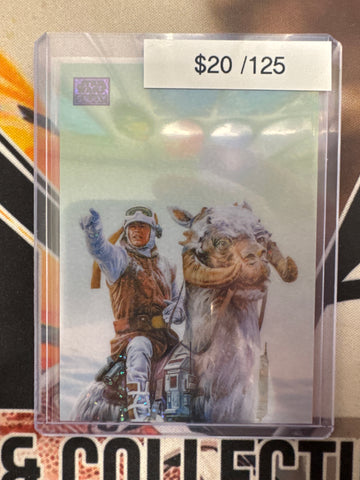 2026 Topps Chrome Star Wars Galaxy On Hoth Purple Mini Diamond Refractor /125