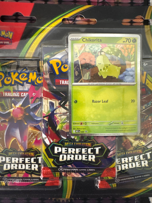 Pokemon Perfect Order 3 pack blister