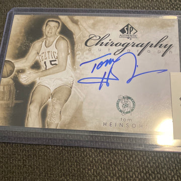 2008-09 Upper Deck Tom Heinsohn auto