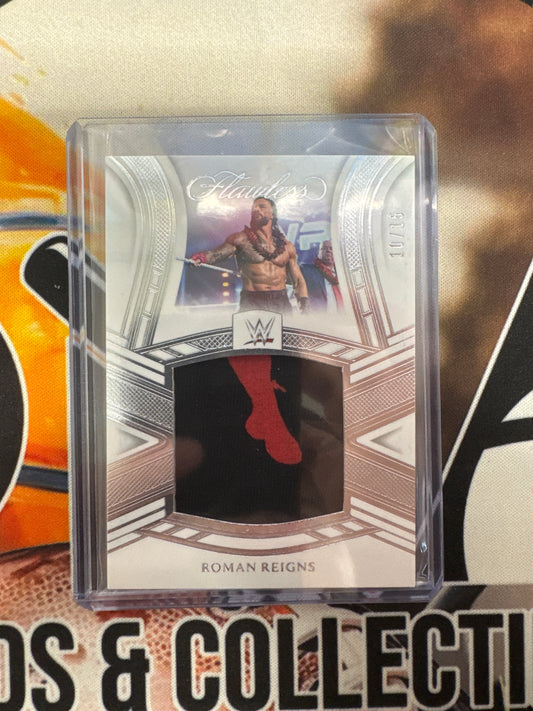 2024 Panini Flawless WWE Roman Reigns Jumbo Patch /15