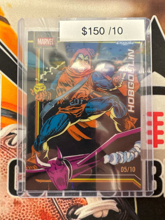 2026 Topps Chrome Marvel Hobgoblin Black Wave Refractor /10