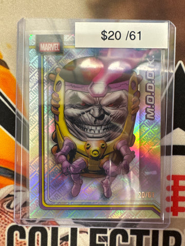 2026 Topps Chrome Marvel M.O.D.O.K Merlin Refractor /61