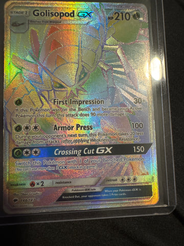 Pokemon Golisopod GX 148/147 Burning Shadows DM