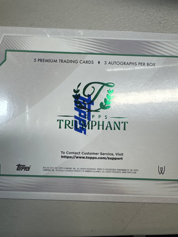 2025 Topps Triumphant Tennis hobby