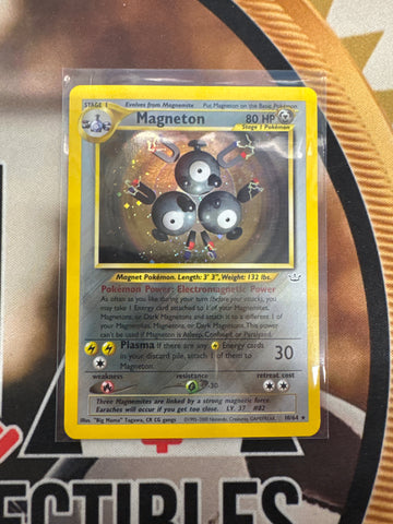 Pokémon Magneton Holo Neo Revelation 10/64 LP