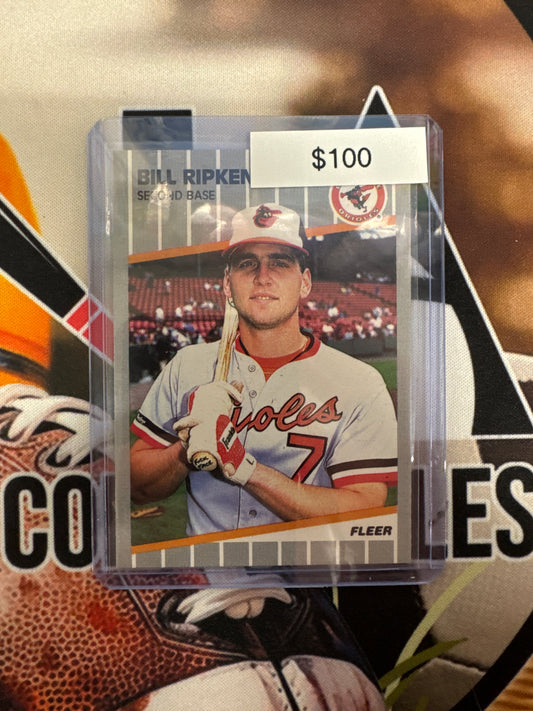 1989 Fleer MLB Bill Ripken FF Error