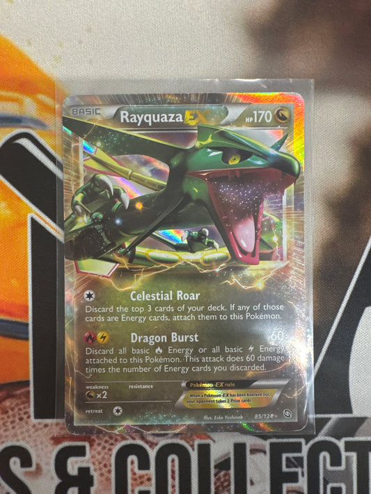 Pokémon Rayquaza Ex 85/124 Dragons Exalted LP+