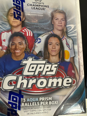 2023-24 Topps Chrome UEFA women’s blaster